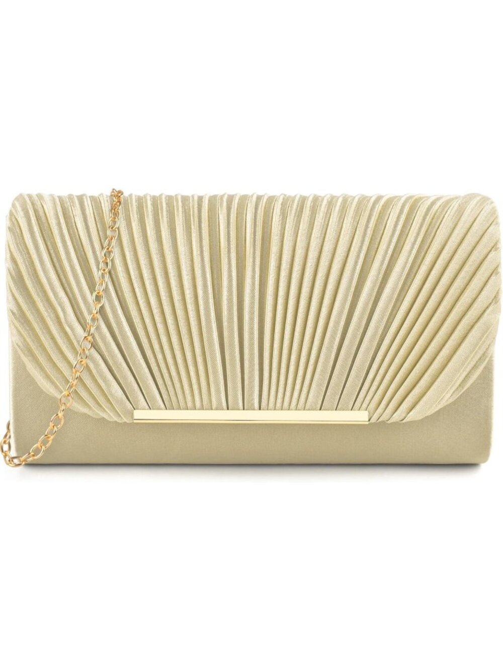 👜 Women's Gold Formal Wedding Party Cocktail Prom Crossbody Clutch Purses